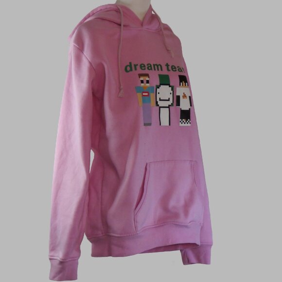 JMSUN Unisex Dreamwastaken Dream Team Smile Hoodie Sweatshirt Size L 7 (C997) - Picture 3 of 7